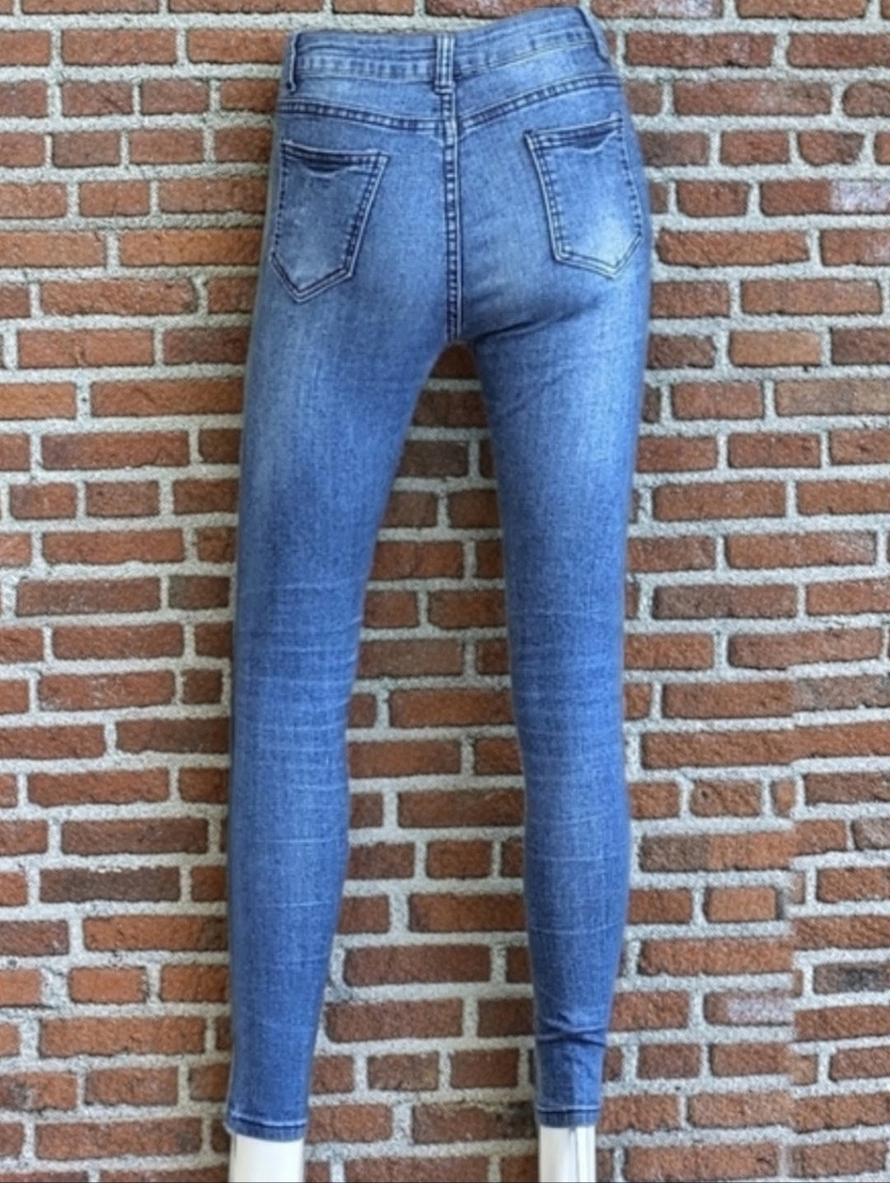 Back DG Distressed Graffiti Jeans(Jr's 7, Adult 6S) - Picture 3 of 12